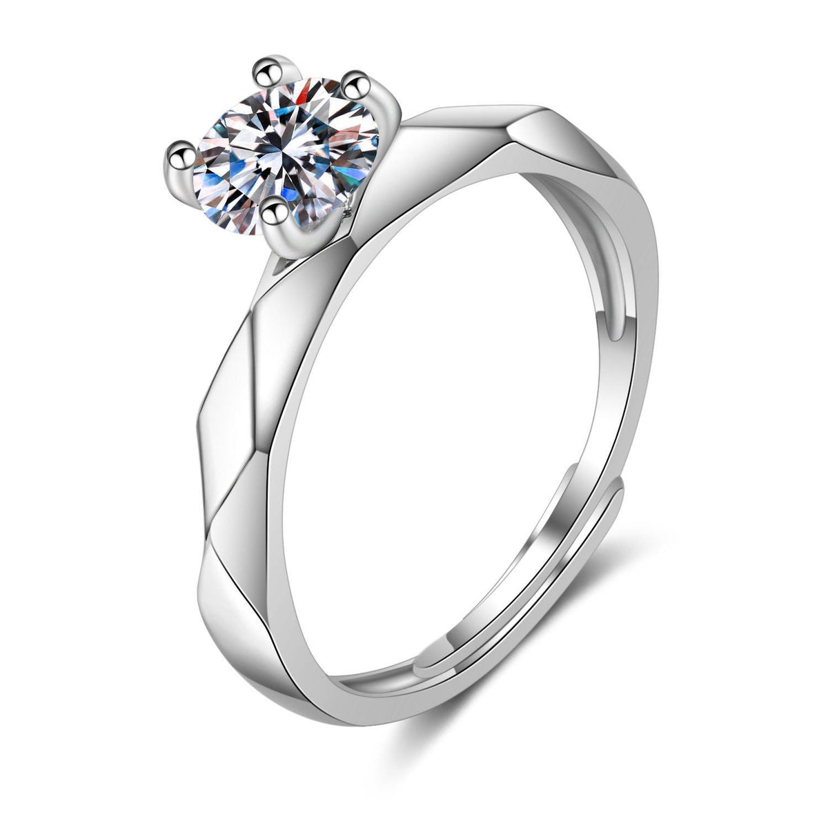 High-end luxury 2022 new super flash elegant French ring